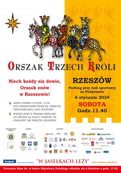 Plakat Orszaku Trzech Króli